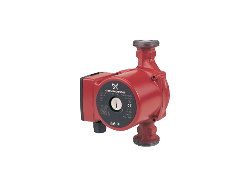 Насос циркуляционный Grundfos UPS 25-40 с гайками
